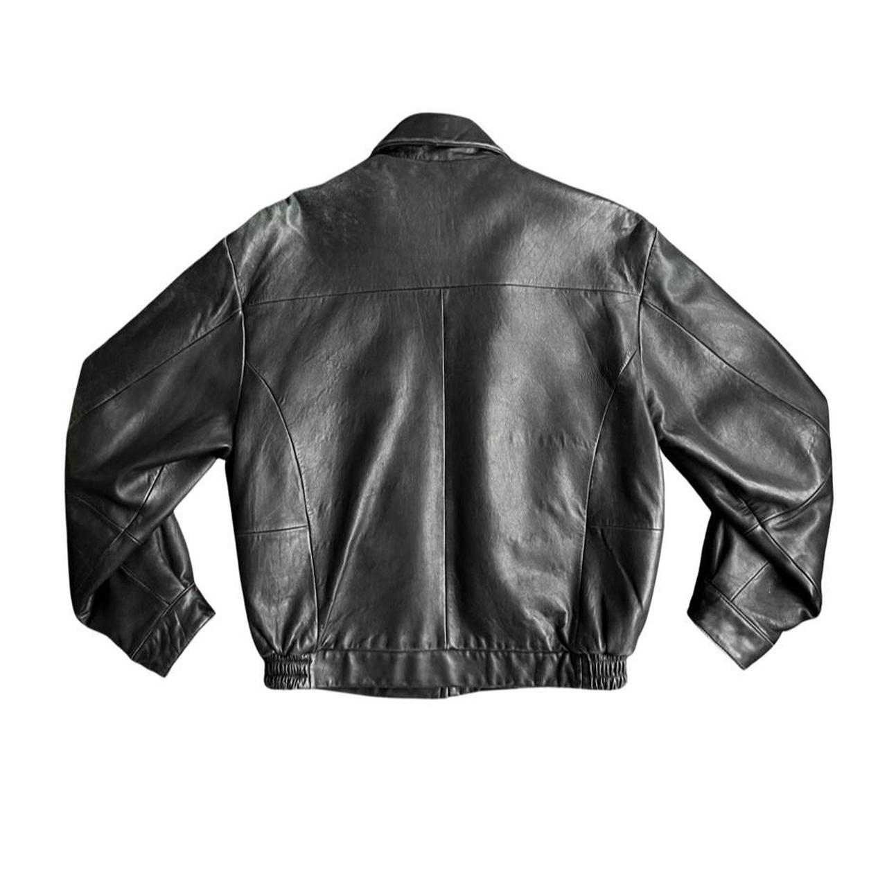 Wilson’s Leather Men's Black and Blue Jacket (3)