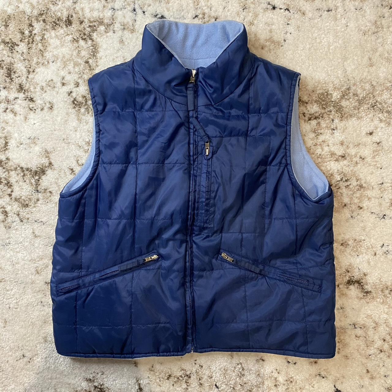 Men's Blue Gilet | Depop