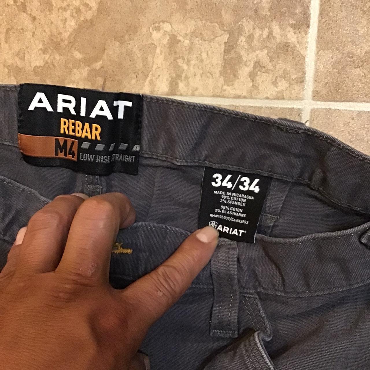 Ariat rebar pants double knee Mens size 34X34 nice... Depop