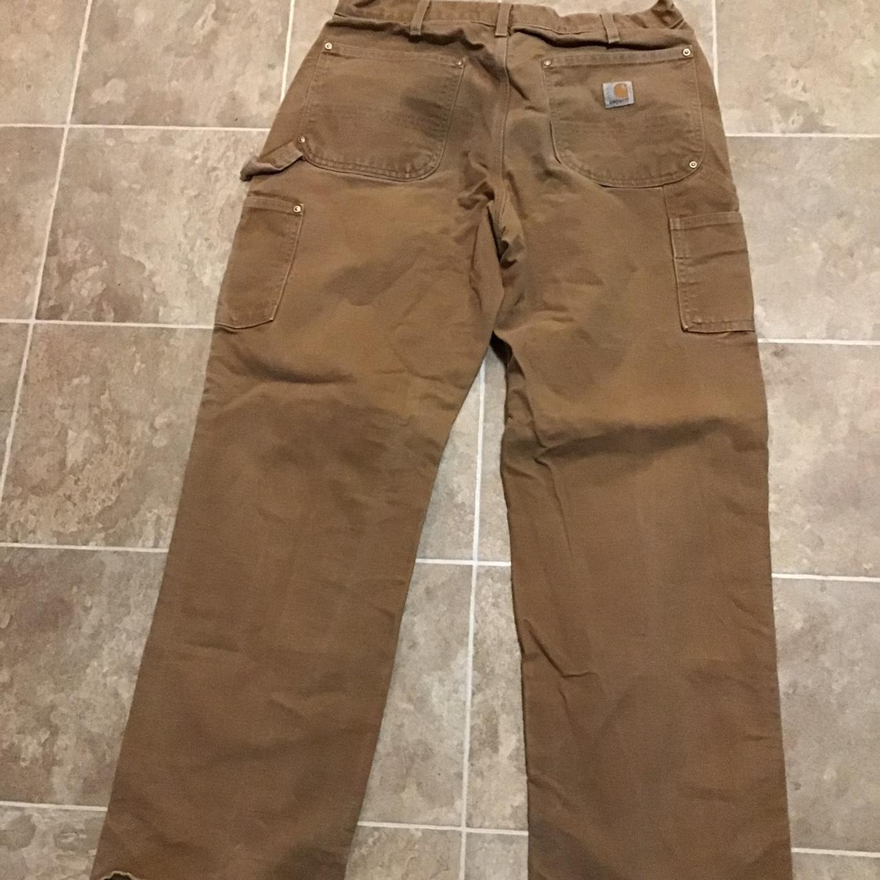 Carhartt pants made in usa double knee Mens size - Depop