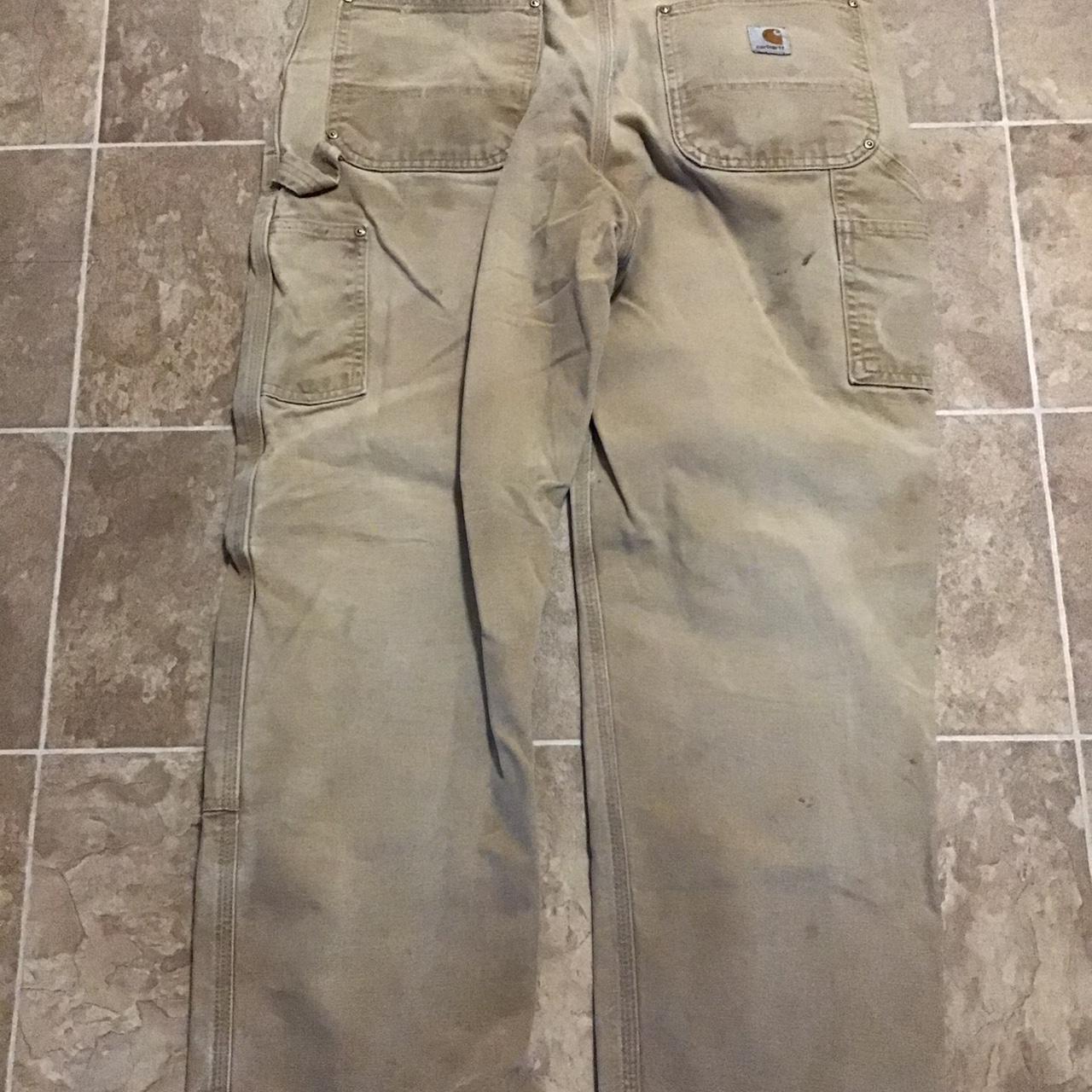 Carhartt pants made in usa double knee Mens size - Depop