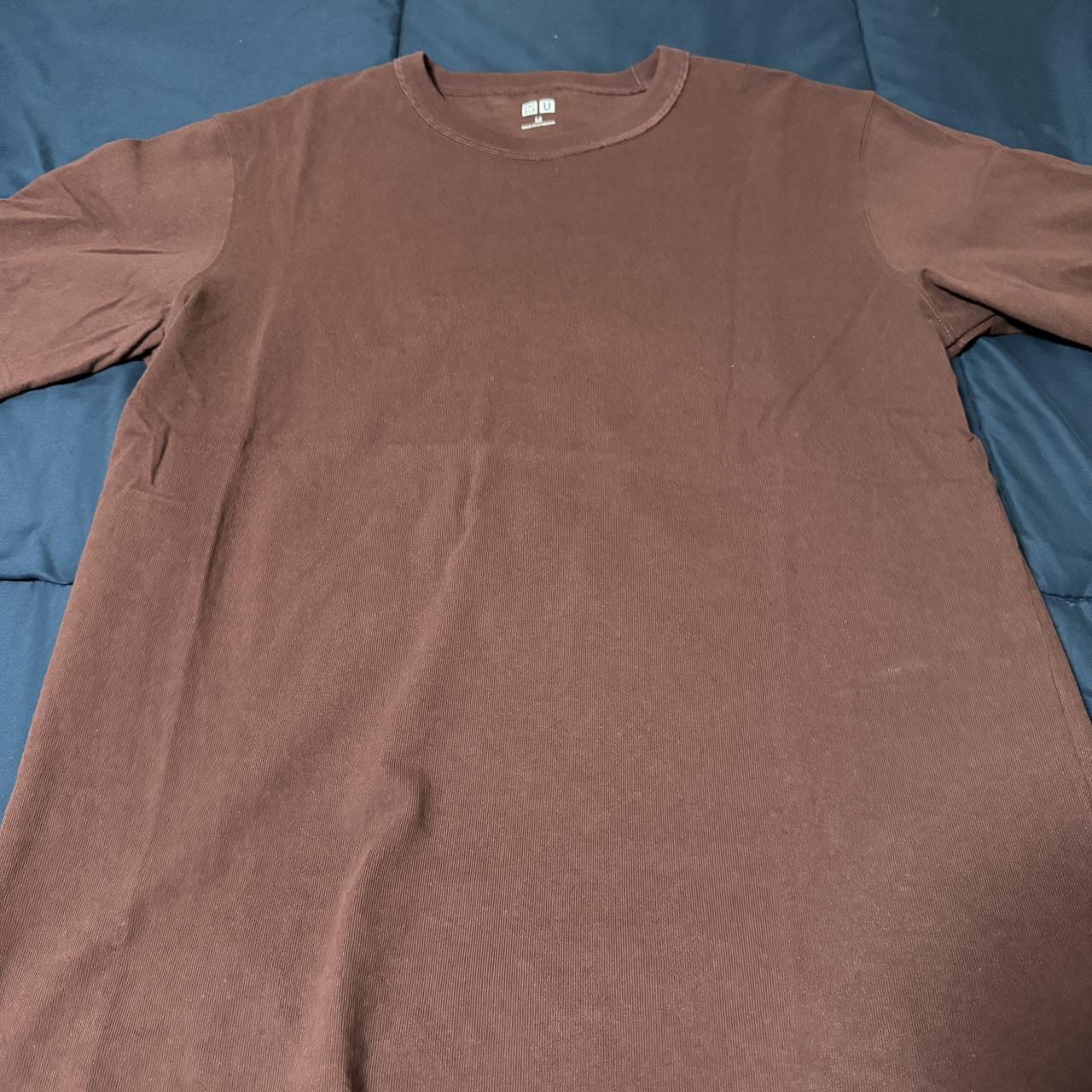 Uniqlo u maroon t shirt size medium! I love uniqlo u... Depop
