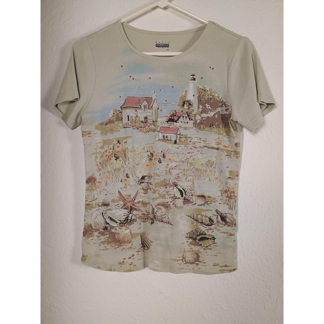 Basic Editions Women's Shirt - Multi - S – Basic … - image 1