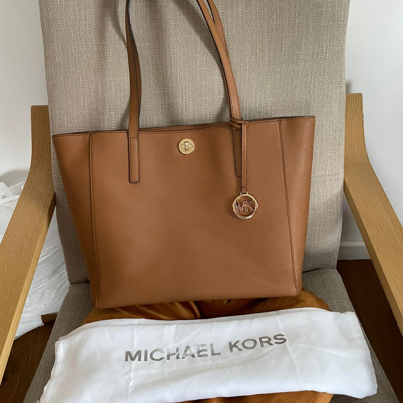 Michael kors tan handbags best sale