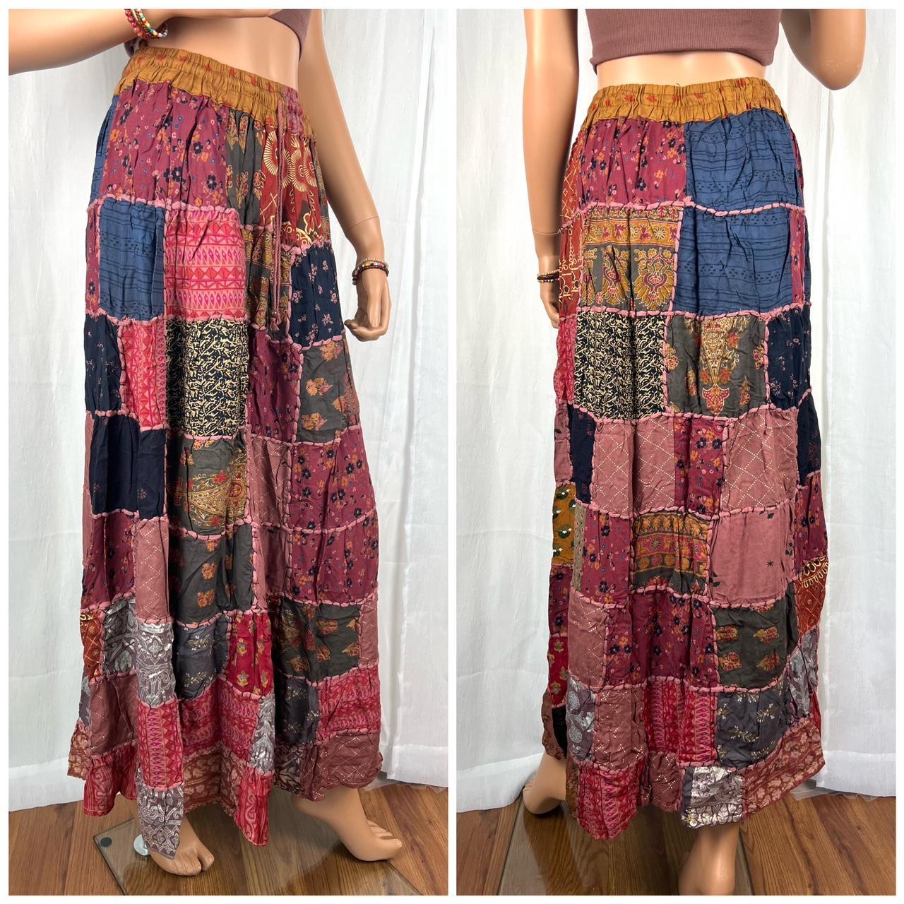 FAIRY GRUNGE PATCHWORK SKIRT 