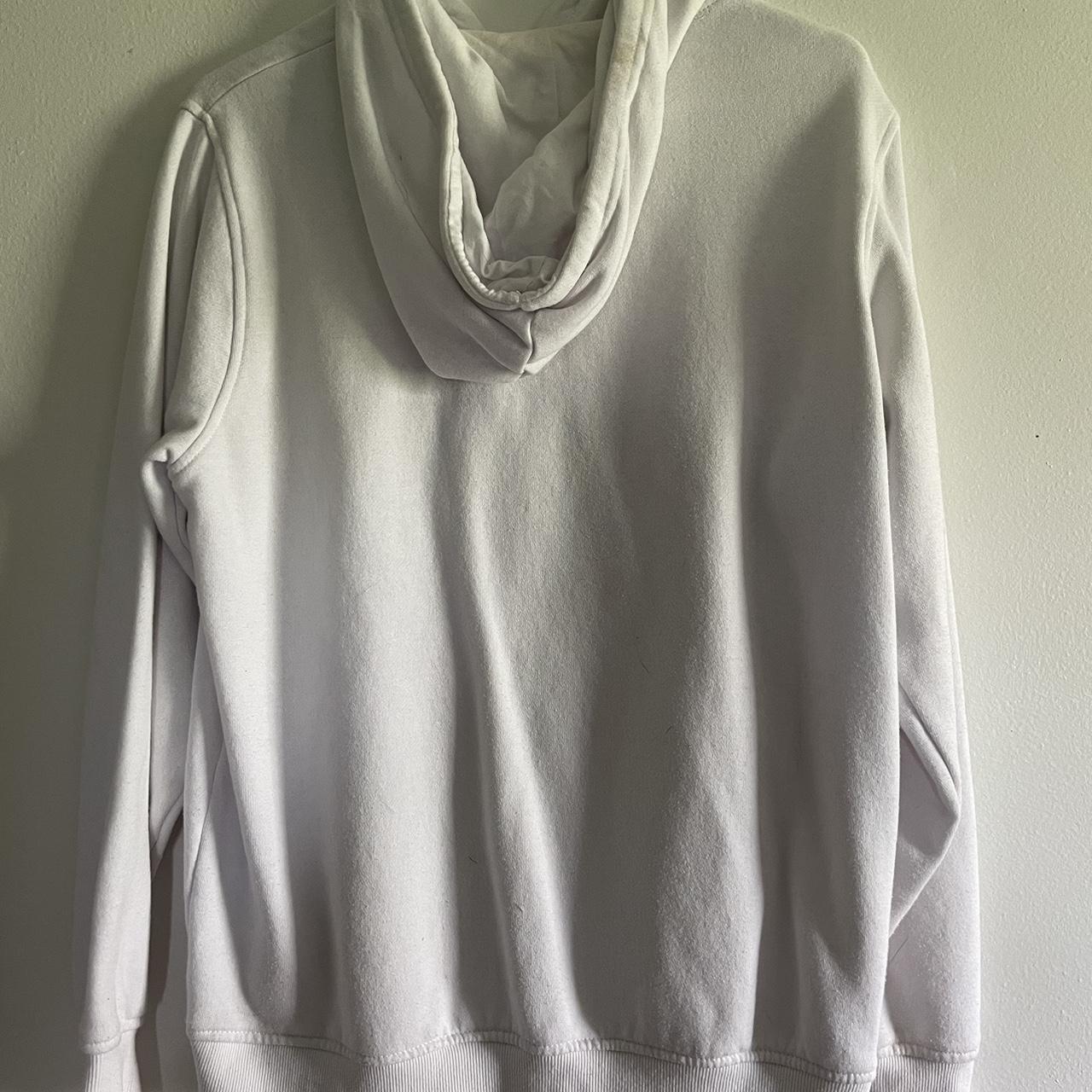 Women's White Hoodie | Depop