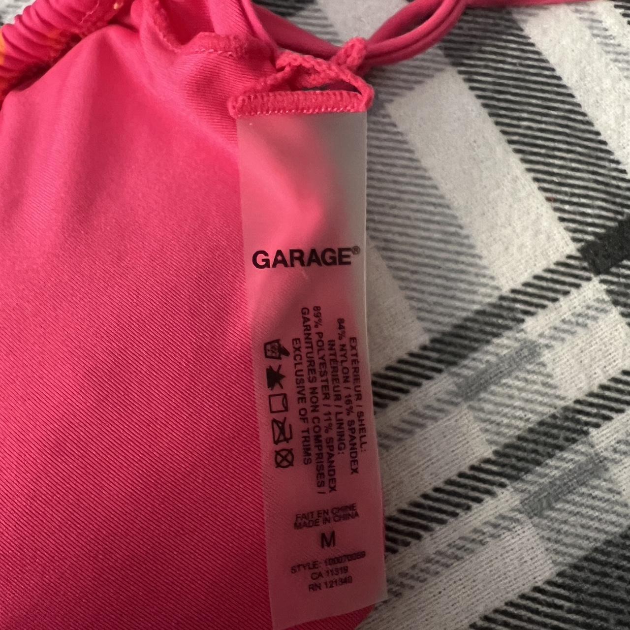 Garage Women's Pink and Orange Bikiniandtankinitops Depop