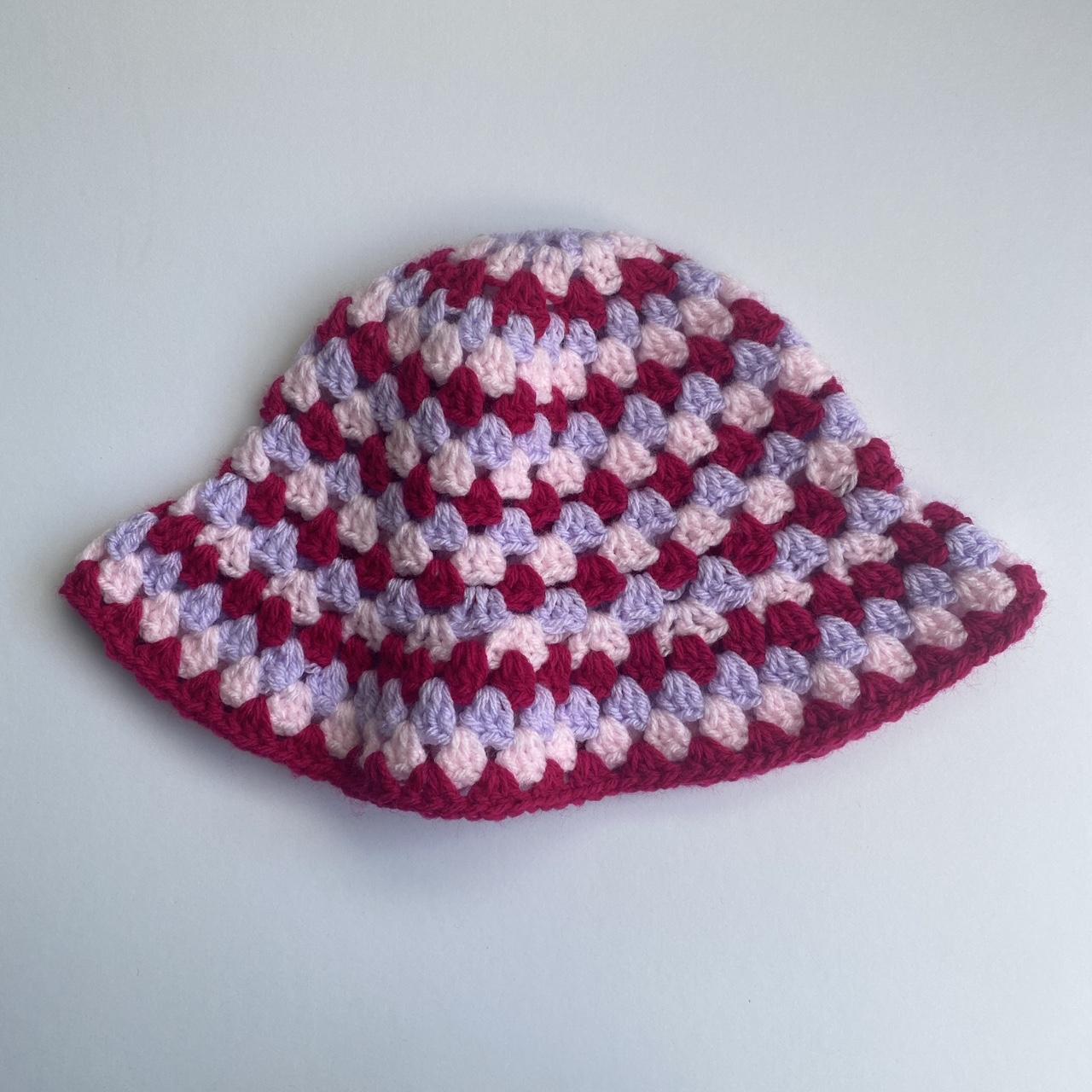 Handmade Crochet Bucket Hat Height 19cm - approx 7... - Depop