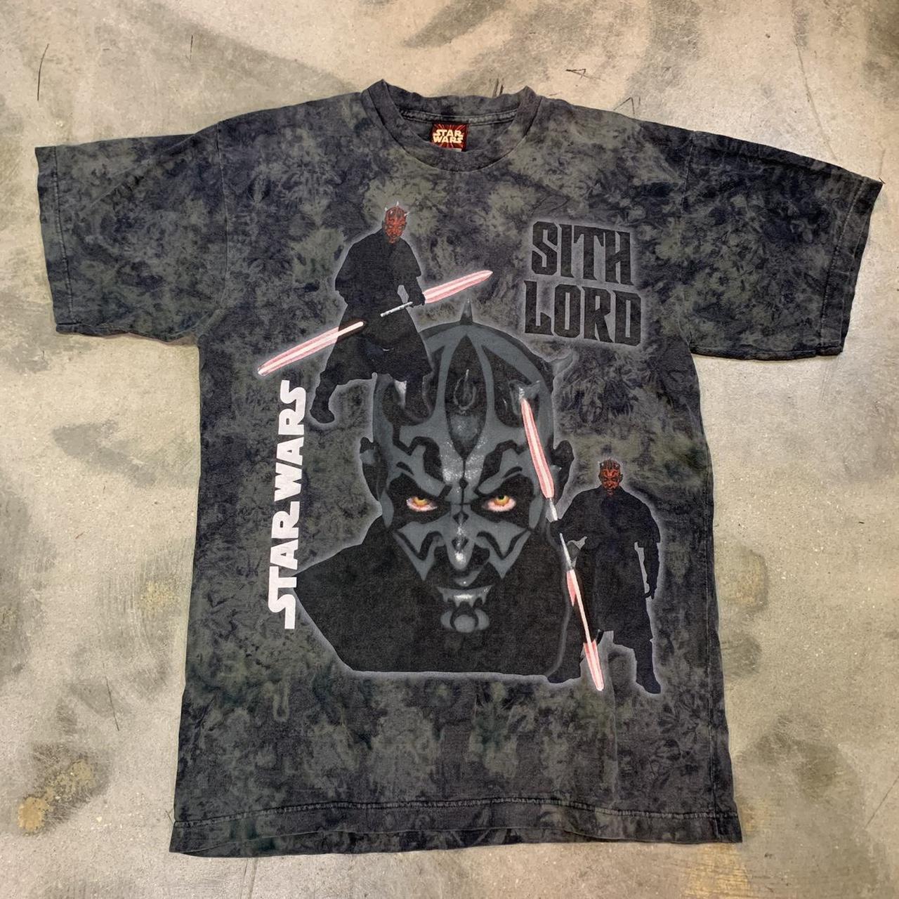 Vintage 90’s Darth Maul cheapest Star Wars Sith Lord Tee Size Large