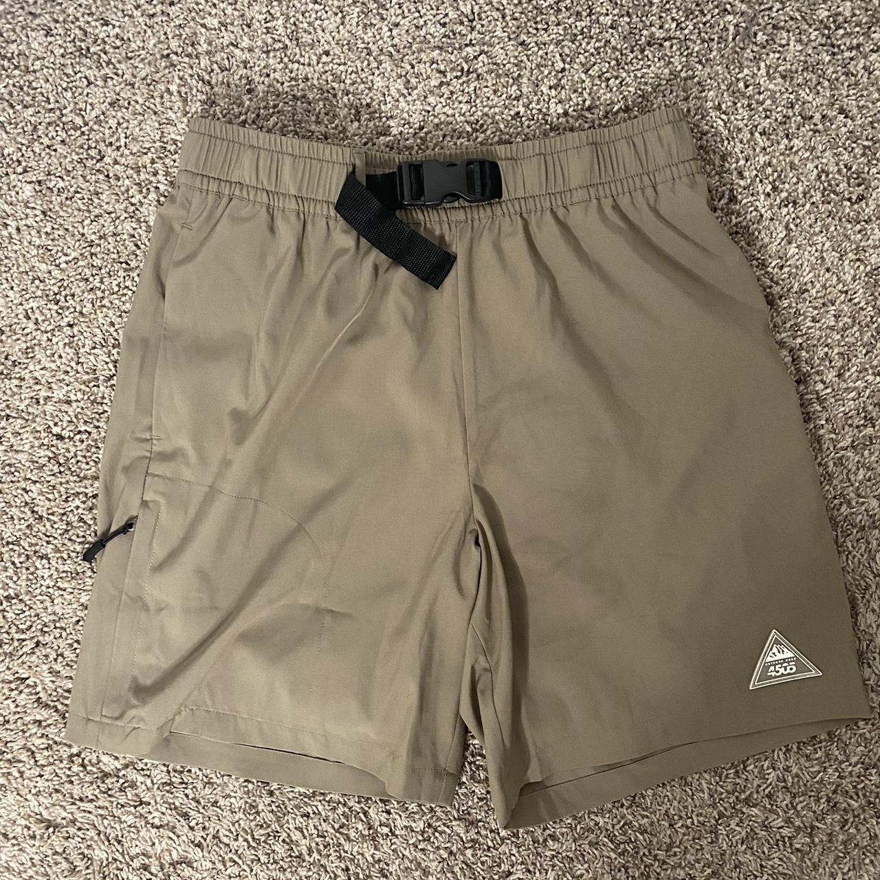 ASOS Men's Khaki and Black Shorts | Depop