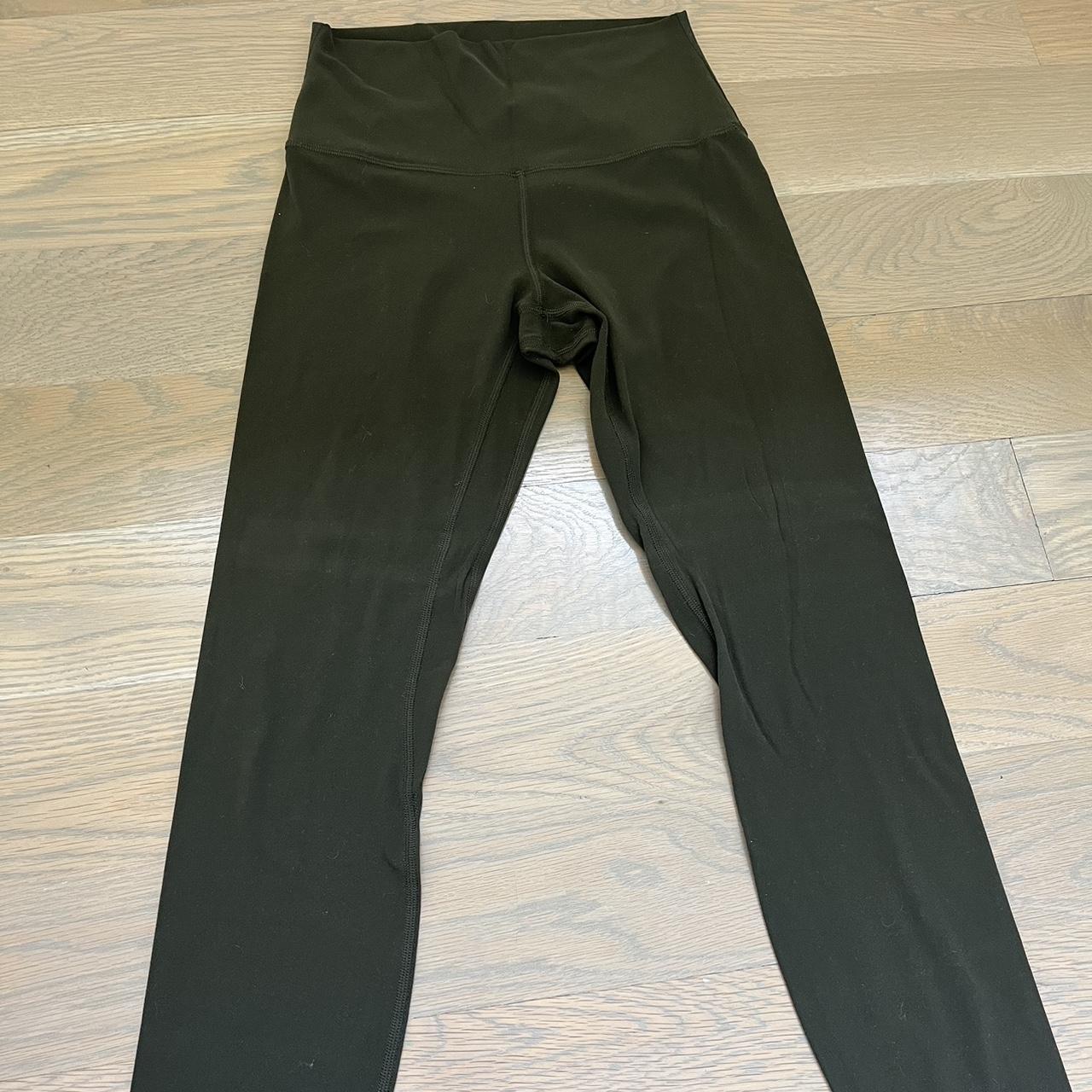 olive green align leggings - 25 inch - lightly worn... - Depop