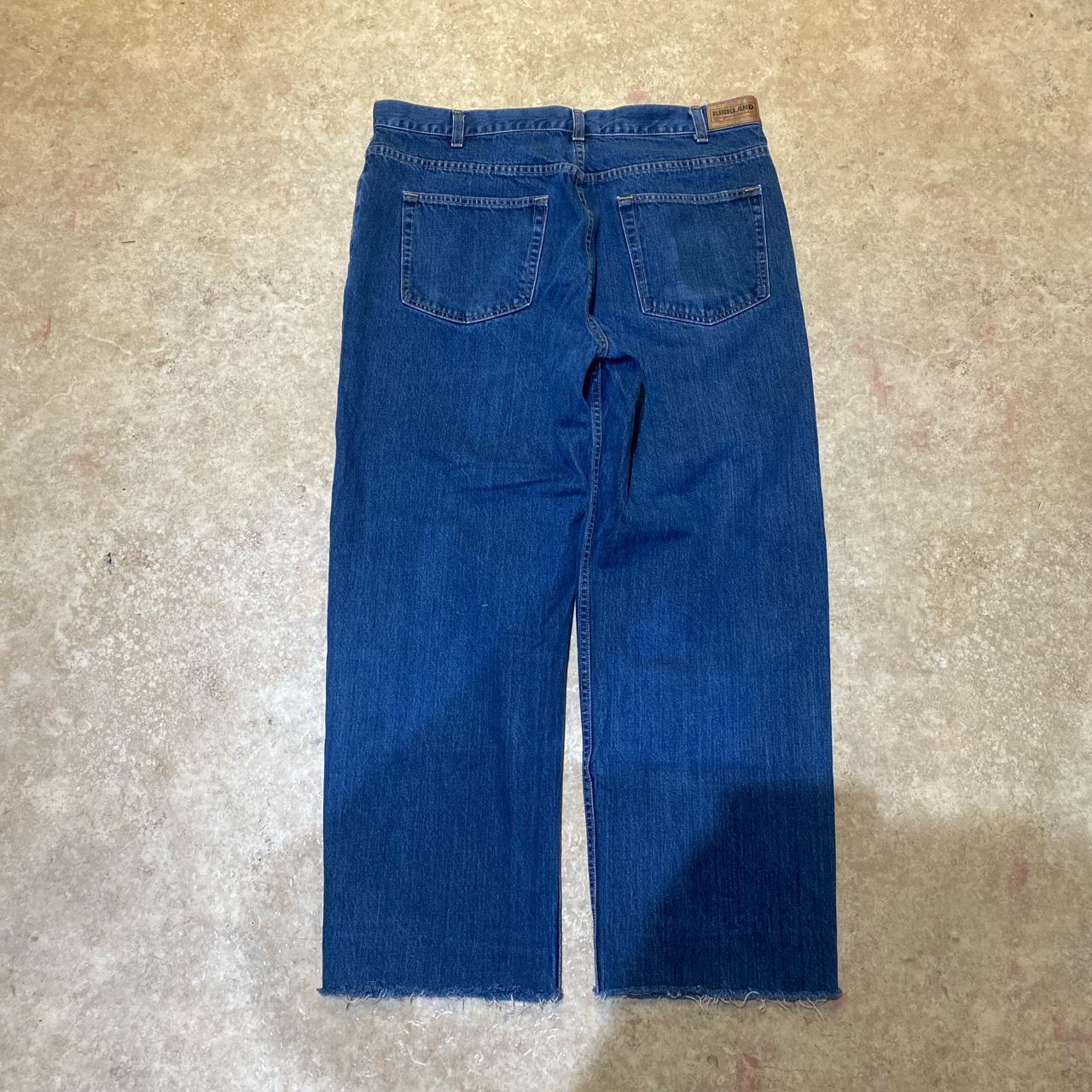 Vintage - Baggy Jeans cut to 30 inseam - Depop