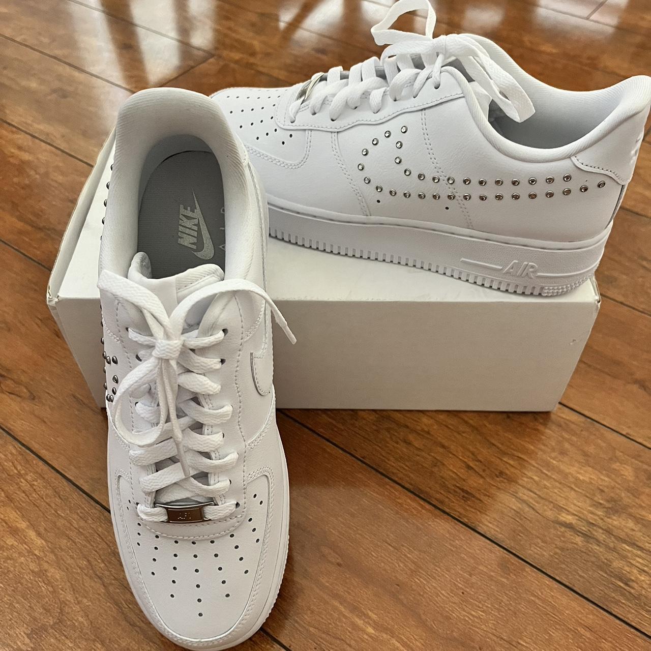 Studded nike fashion air force 1 womens