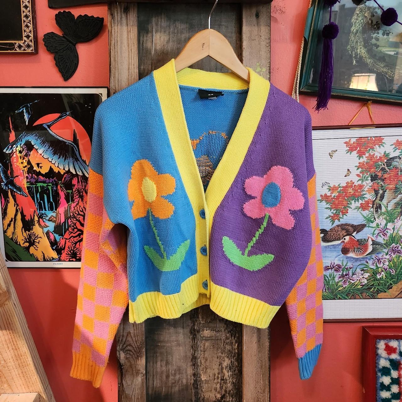 Lazy oaf flower cardigan best sale