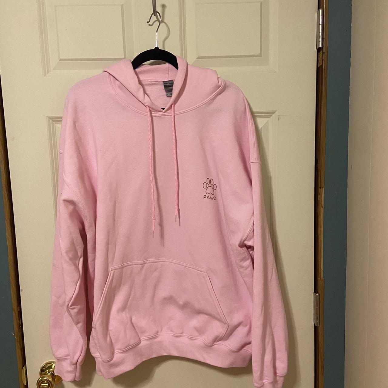 Gildan Women's Pink Sweatshirt | Depop