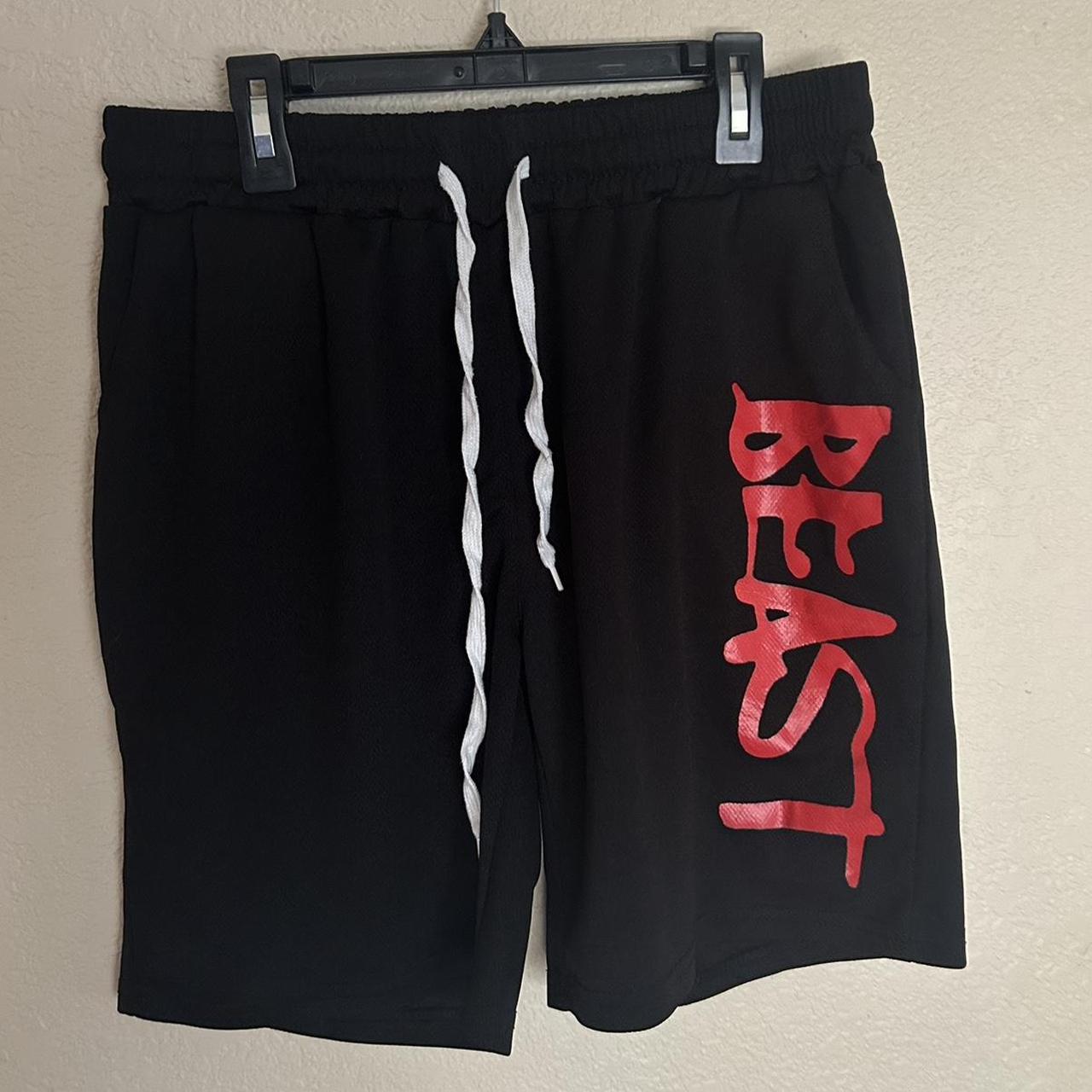 Men's Large Dazzle Y2K Shiny BCG Basketball Shorts - Depop