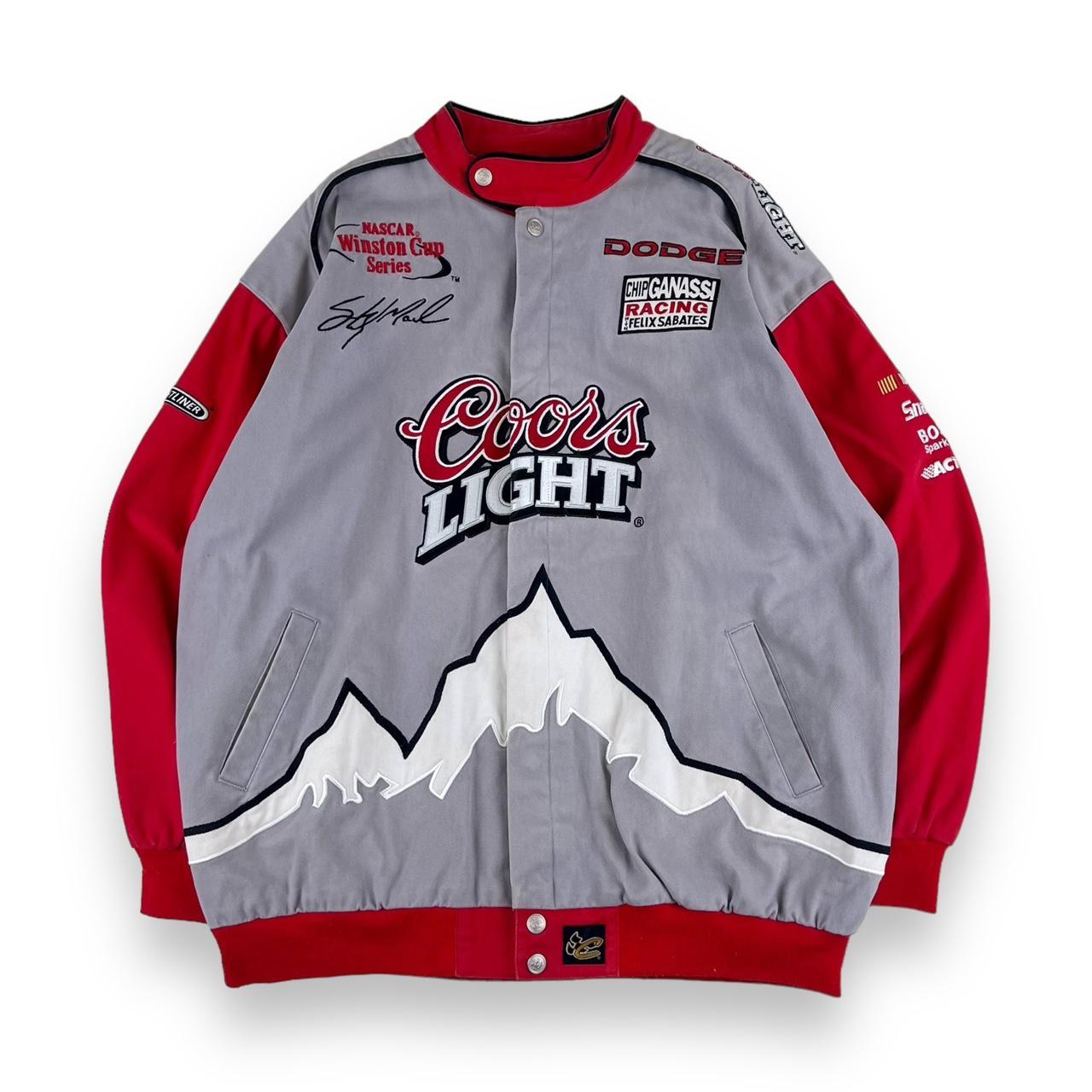 Vintage Nascar Jacket 90s Coors Light Nascar Jacket. Depop