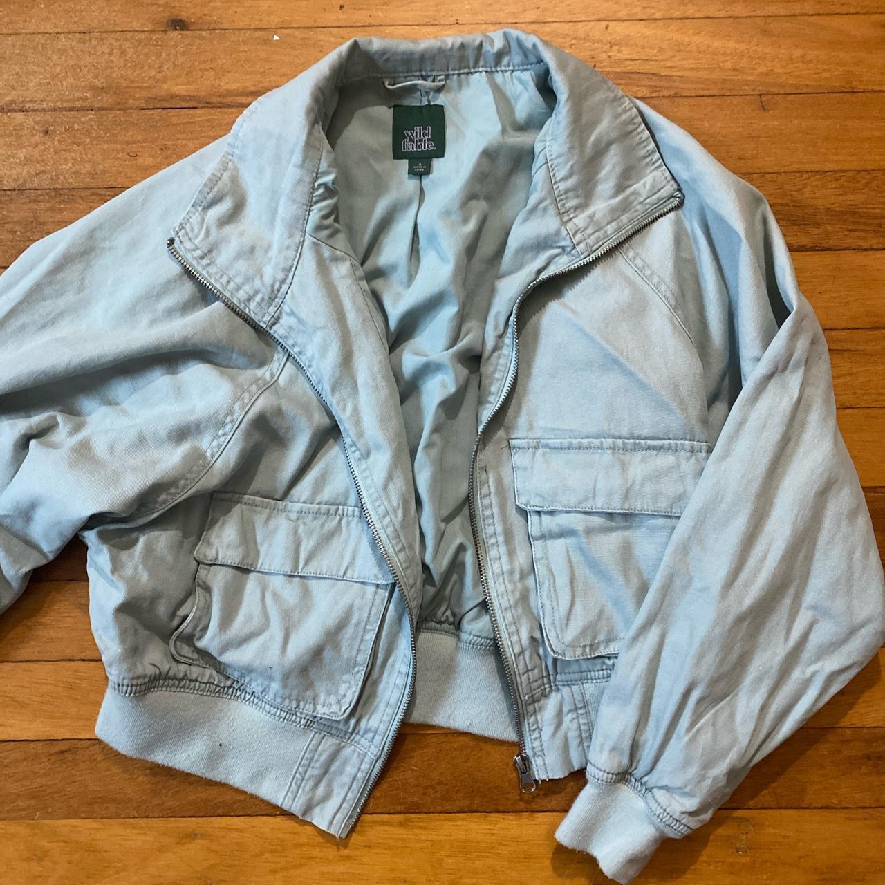 Women's Blue Jacket Depop