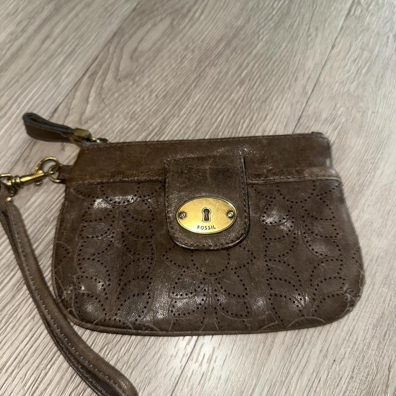 Fossil Women's Wallet - Brown – Fossil Keyhole Br… - image 1