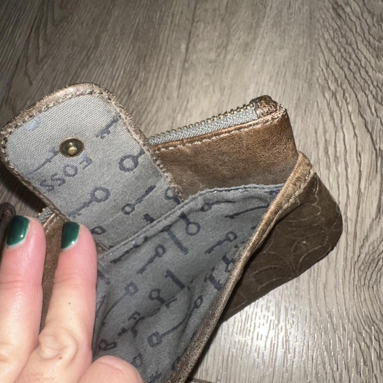 Fossil Women's Wallet - Brown – Fossil Keyhole Br… - image 4