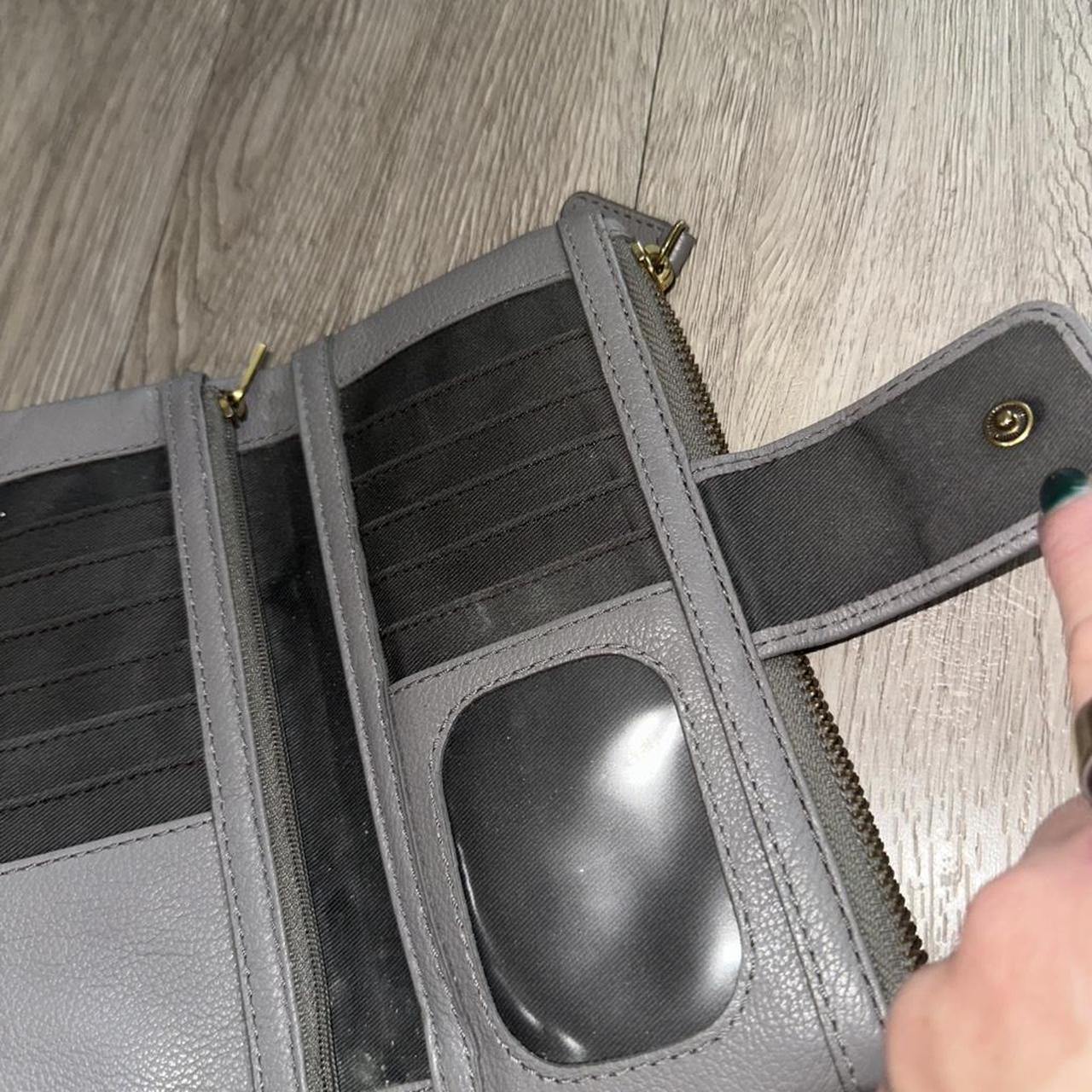 Fossil Women's Wallet - Grey/Silver – Fossil Ella… - image 6