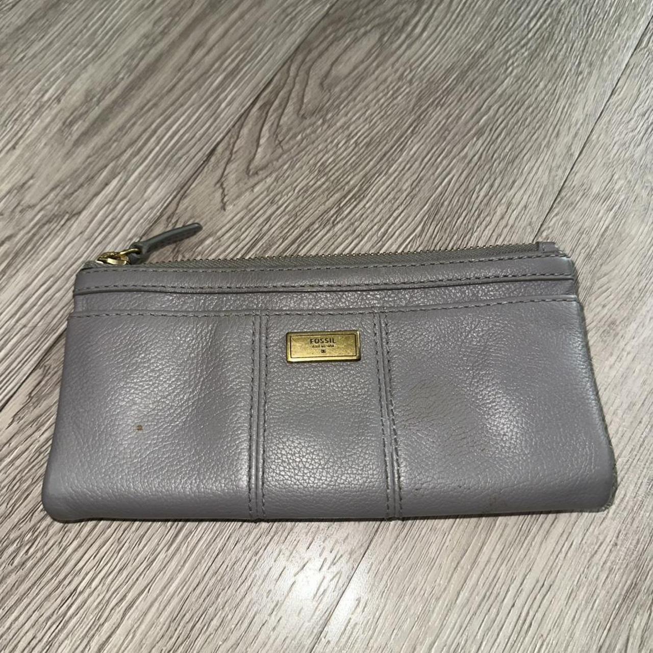 Fossil Women's Wallet - Grey/Silver – Fossil Ella… - image 1