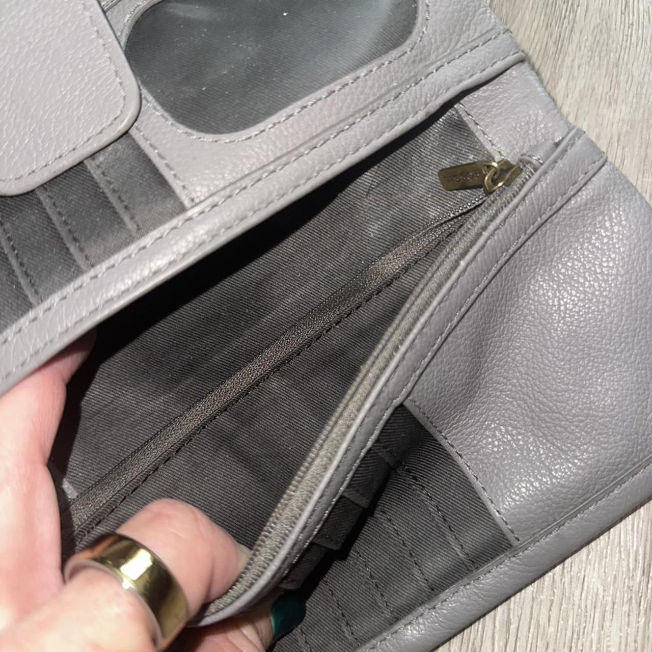 Fossil Women's Wallet - Grey/Silver – Fossil Ella… - image 7