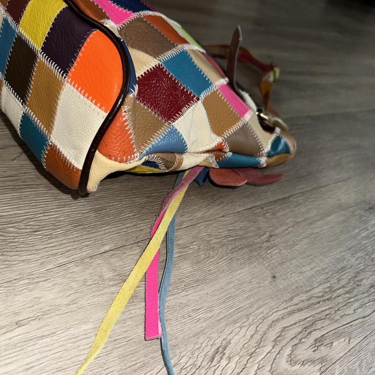 Women's Bag - Multi – Multicoloured patchwork lea… - image 6