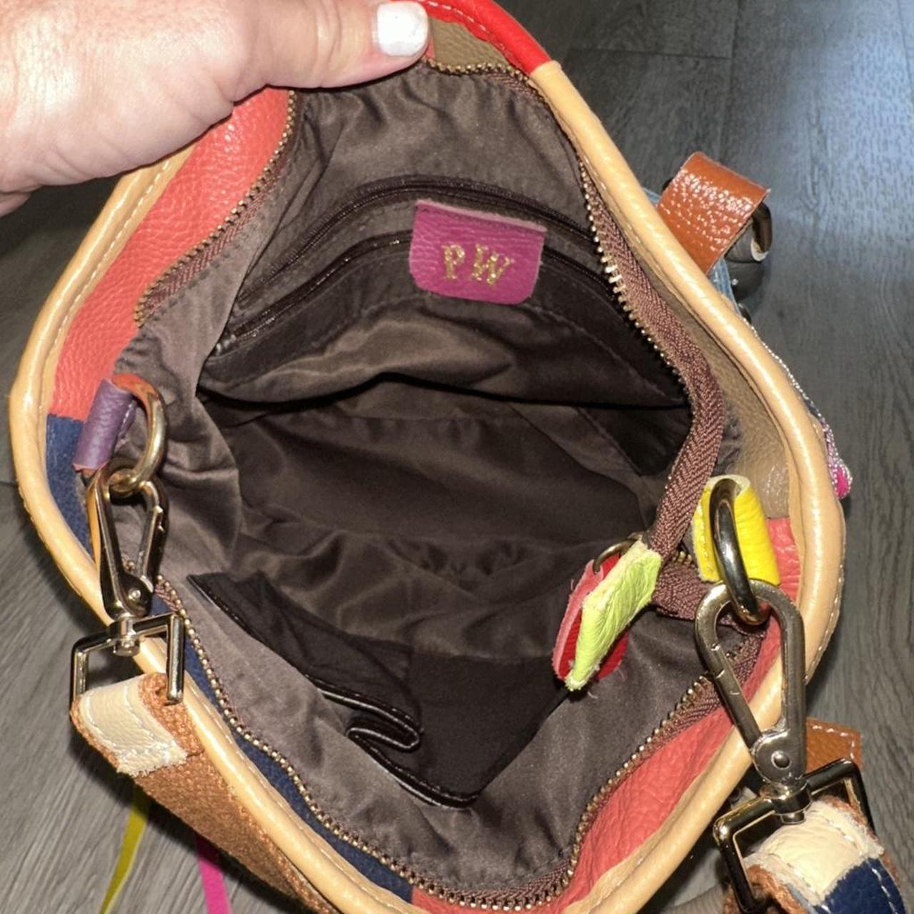 Women's Bag - Multi – Multicoloured patchwork lea… - image 8