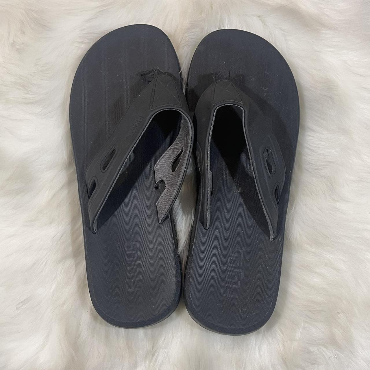 Flojos Men s Hydro Black Flip Flop Sandals with Depop