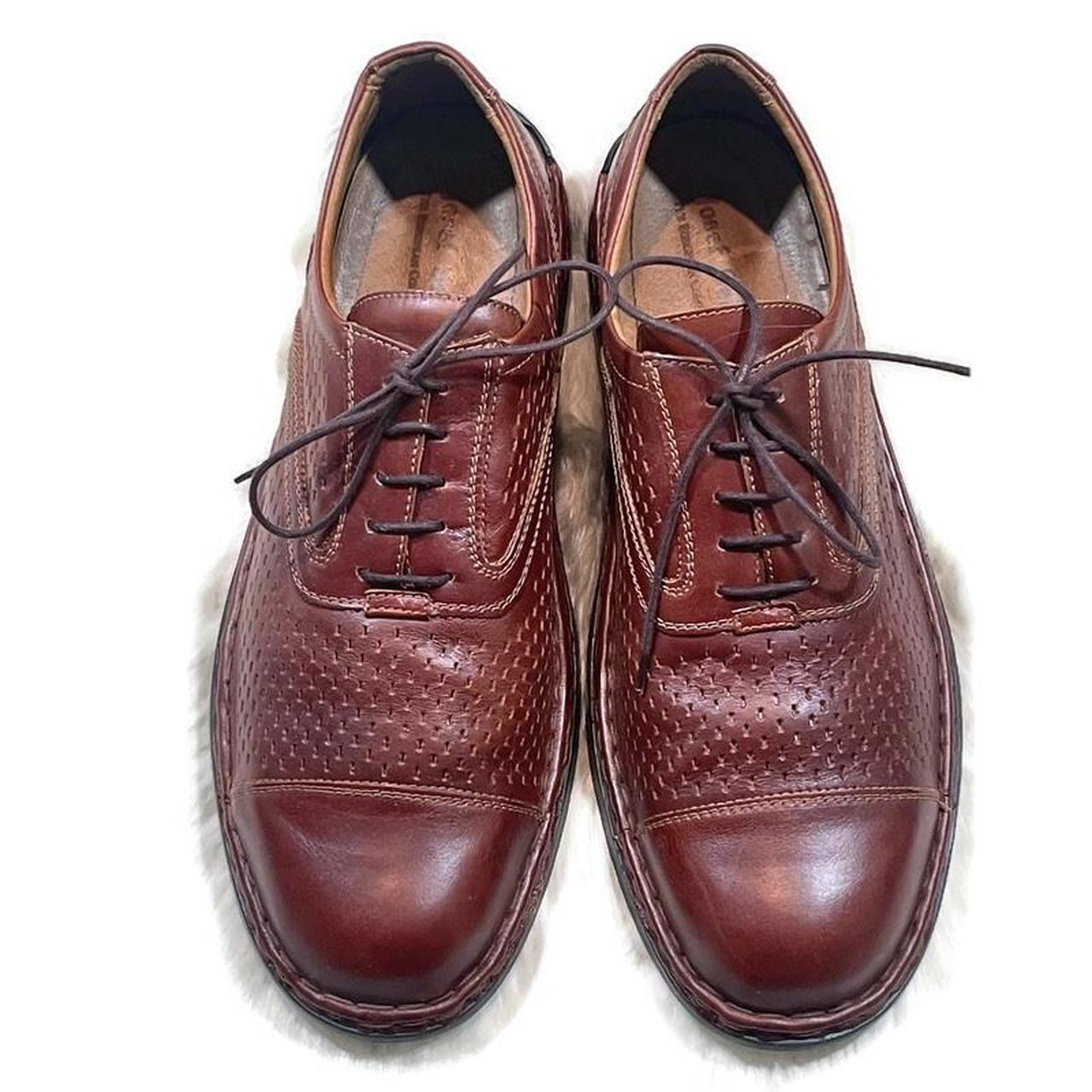 Josef Seibel Men’s Comfort Chocolate Brown Leather... - Depop