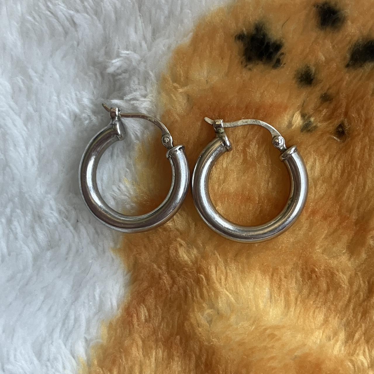 Women's Earrings - Silver – Basic sterling silver… - image 1