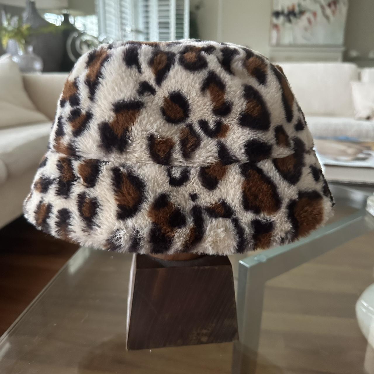 Cheetah Print Bucket Hat Depop