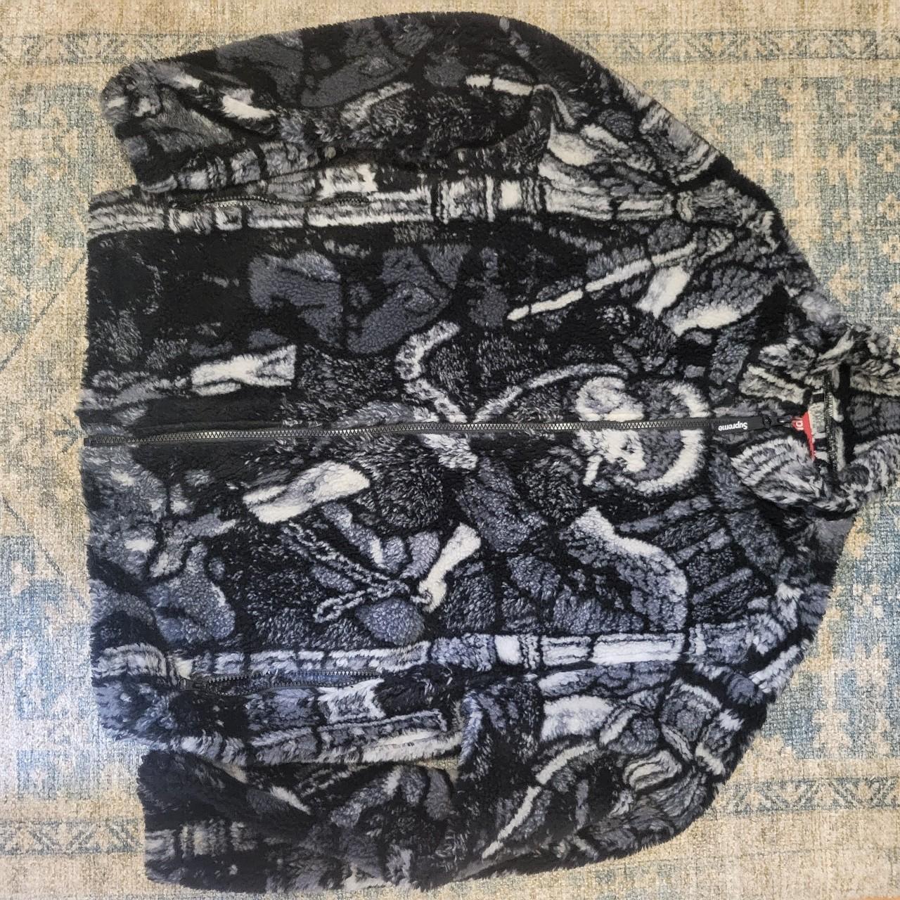 Supreme Michael fleece jacket, Size medium,