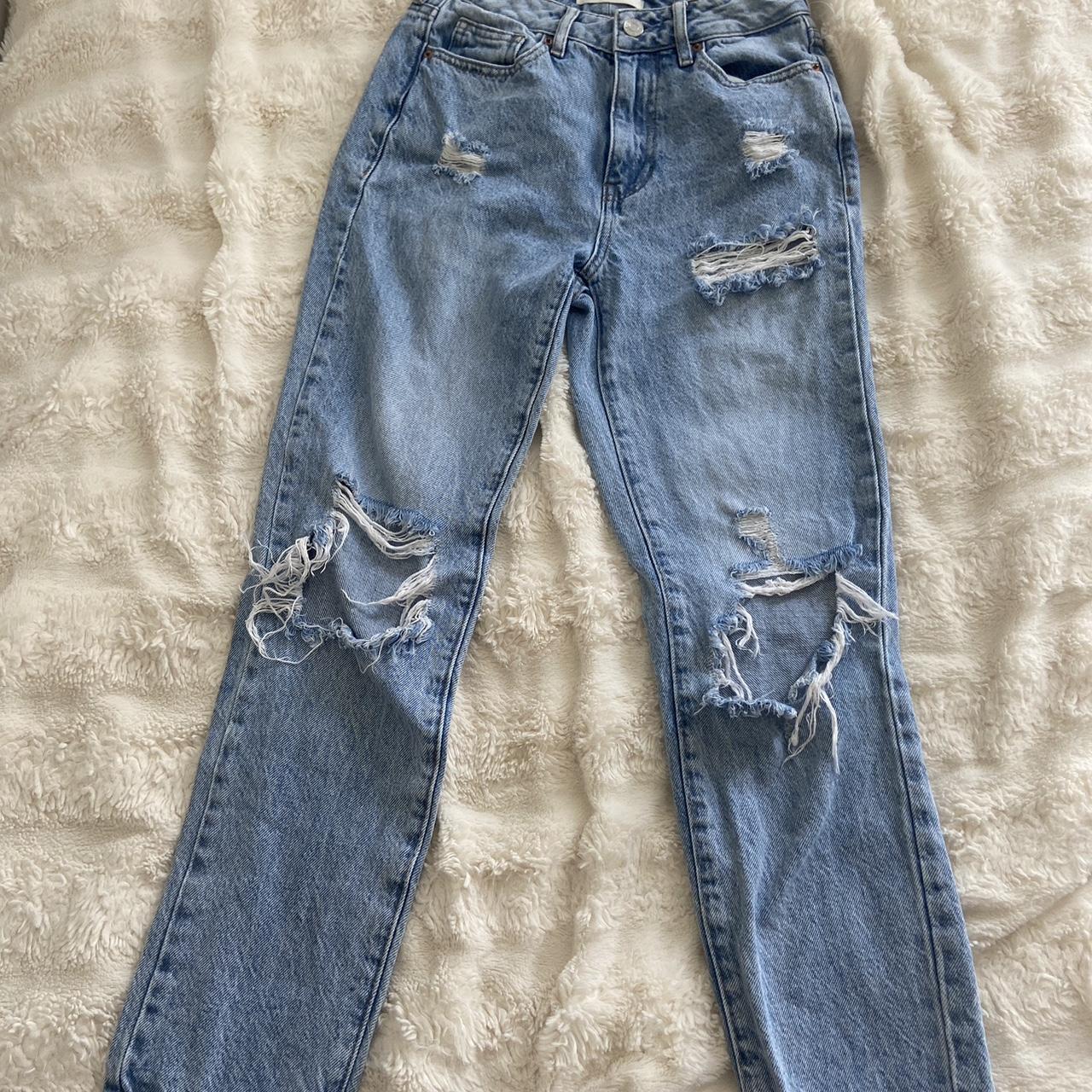 Pacsun patch blue mom sales jeans