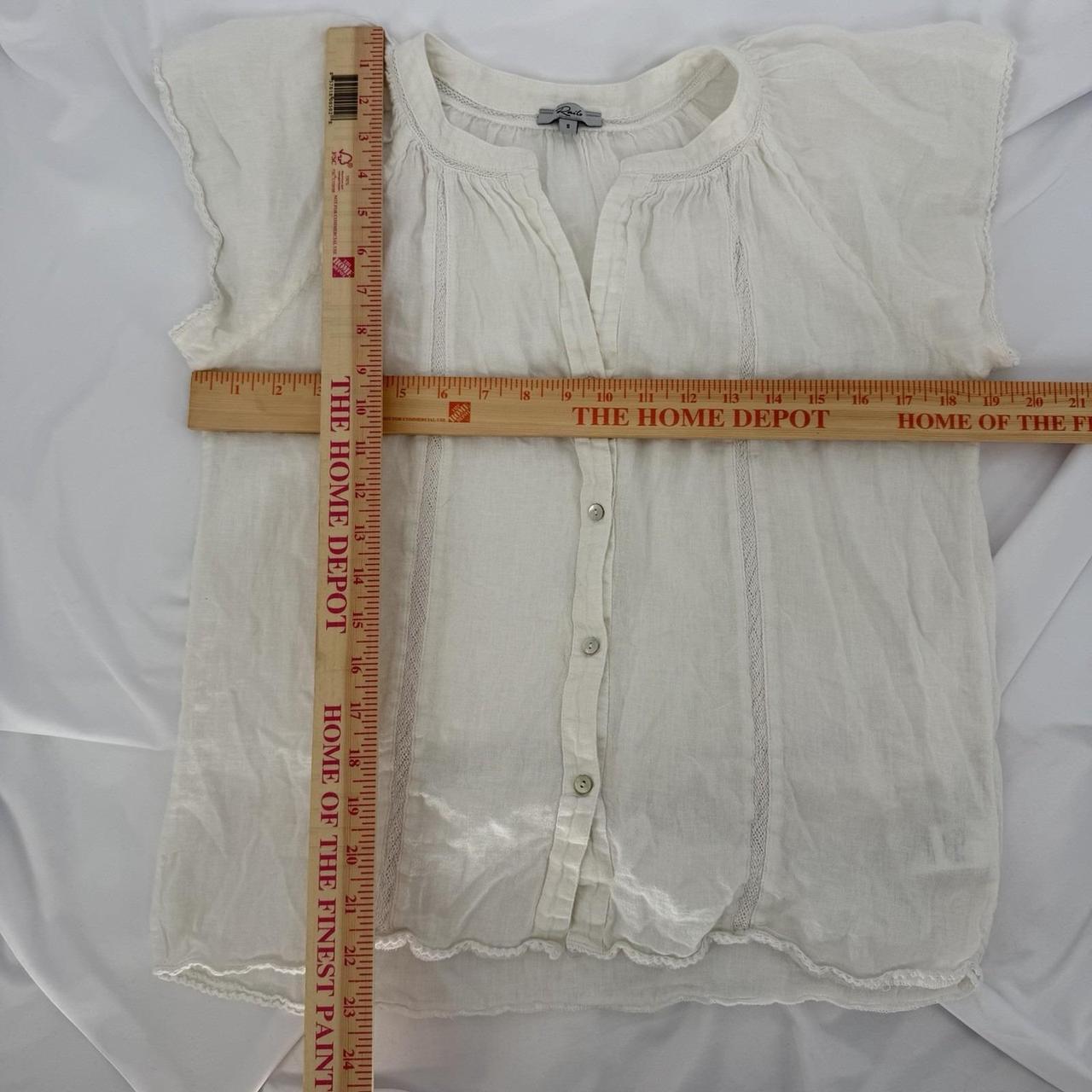 Rails Women's Blouse - White - S – Rails Sz S Ale… - image 6