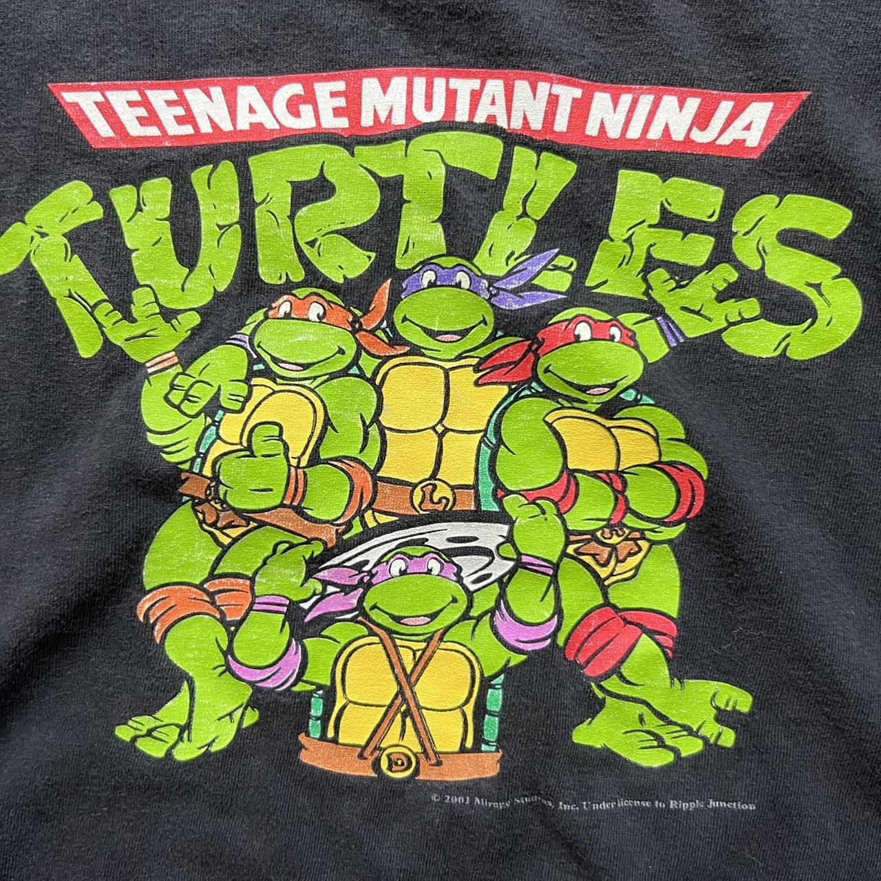 Vintage Teenage Mutant Ninja Turtle Tee Heavy Depop   P0 