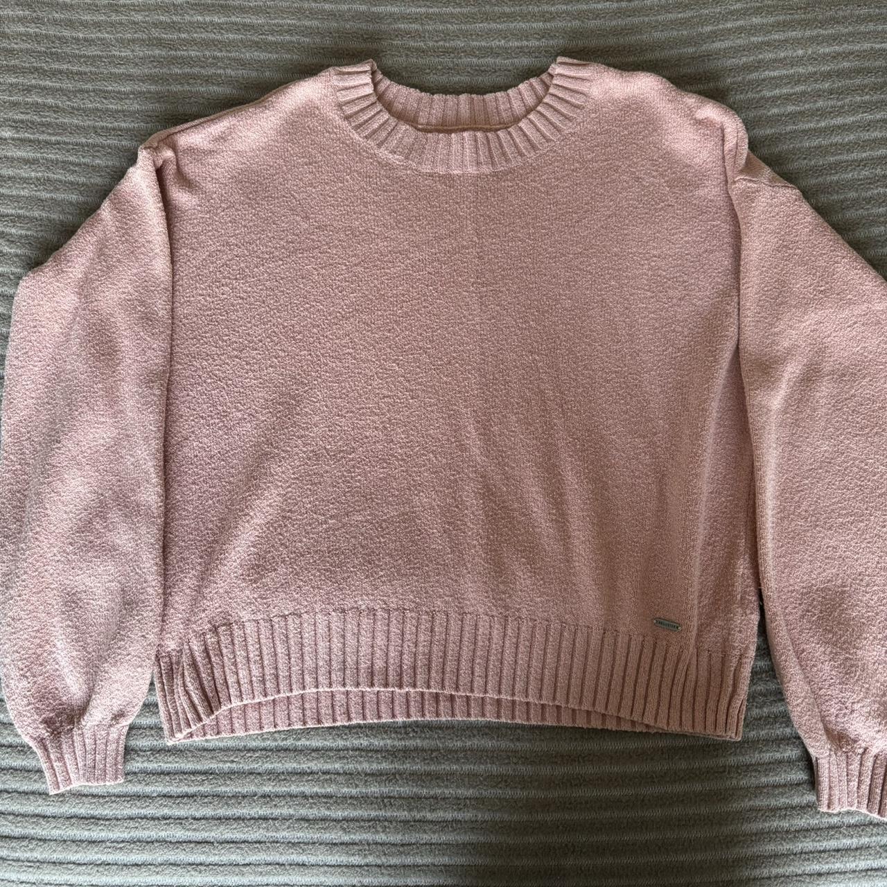 pink hollister jumper in size S. good condition