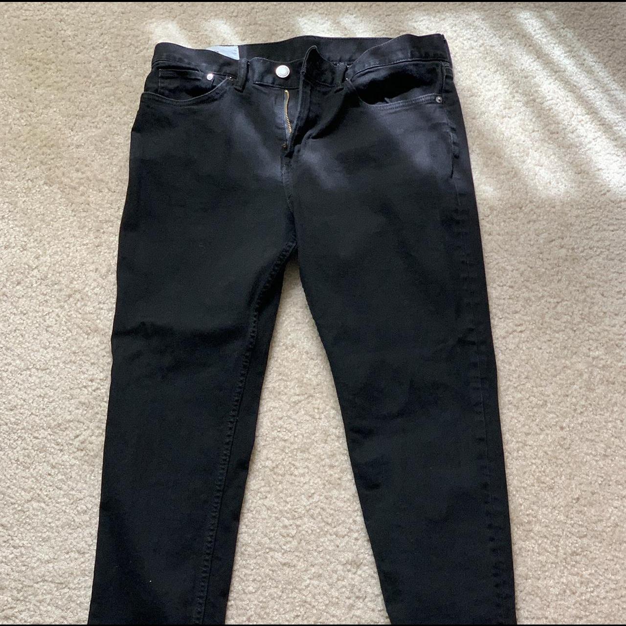 31/32 Slim Fit Black Jeans H&M **DM BEFORE... - Depop