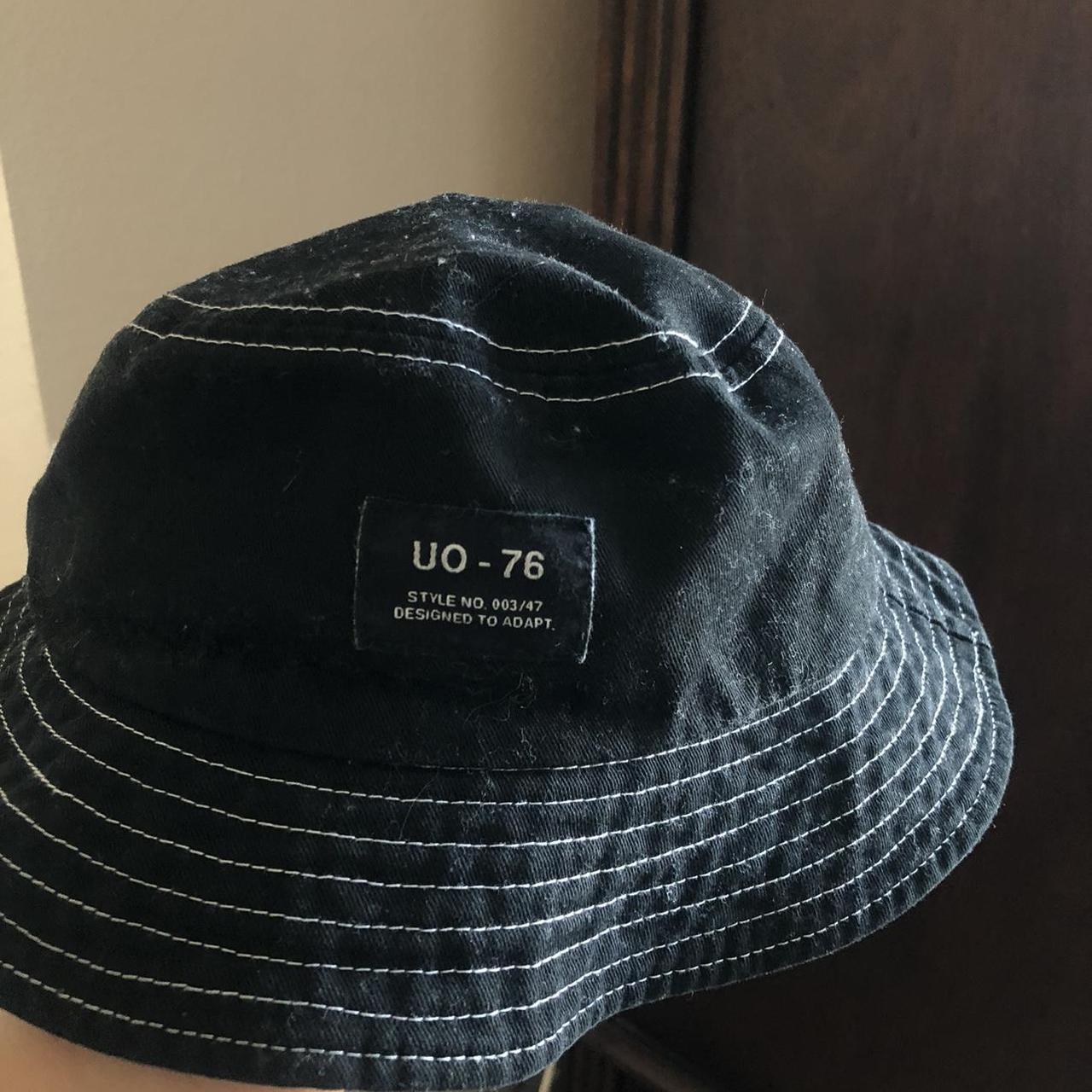 Urban Outfitters Men's Black and White Hat