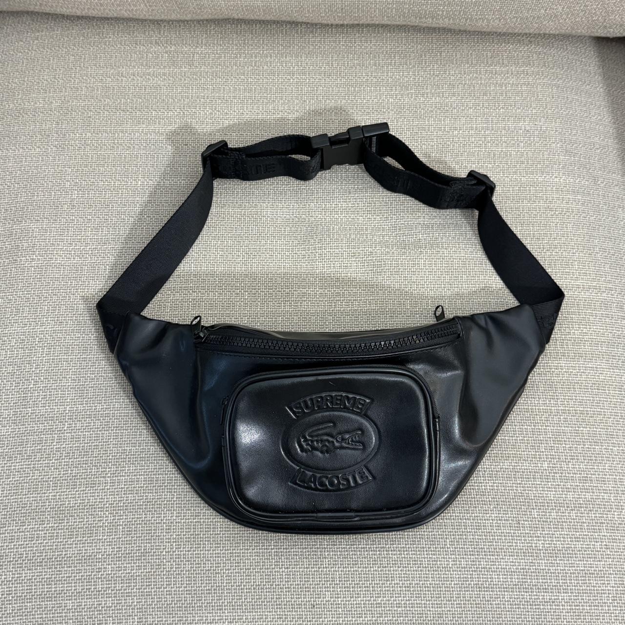 Lacoste × Supreme Waist Bag Black, Condition: Gently...