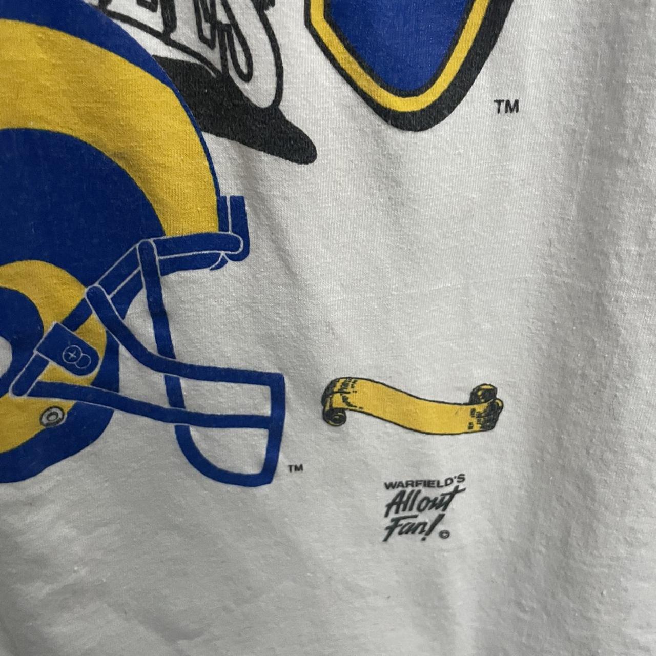 Vintage 1980 Los Angeles Rams Football T shirt in - Depop