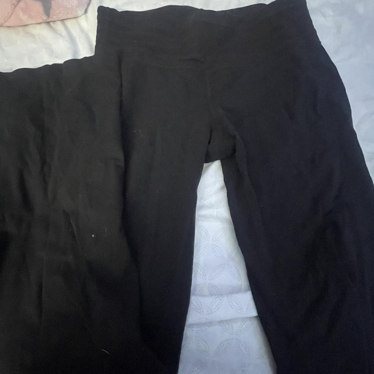 really cute black yoga pants send offers i’ll accept... - Depop