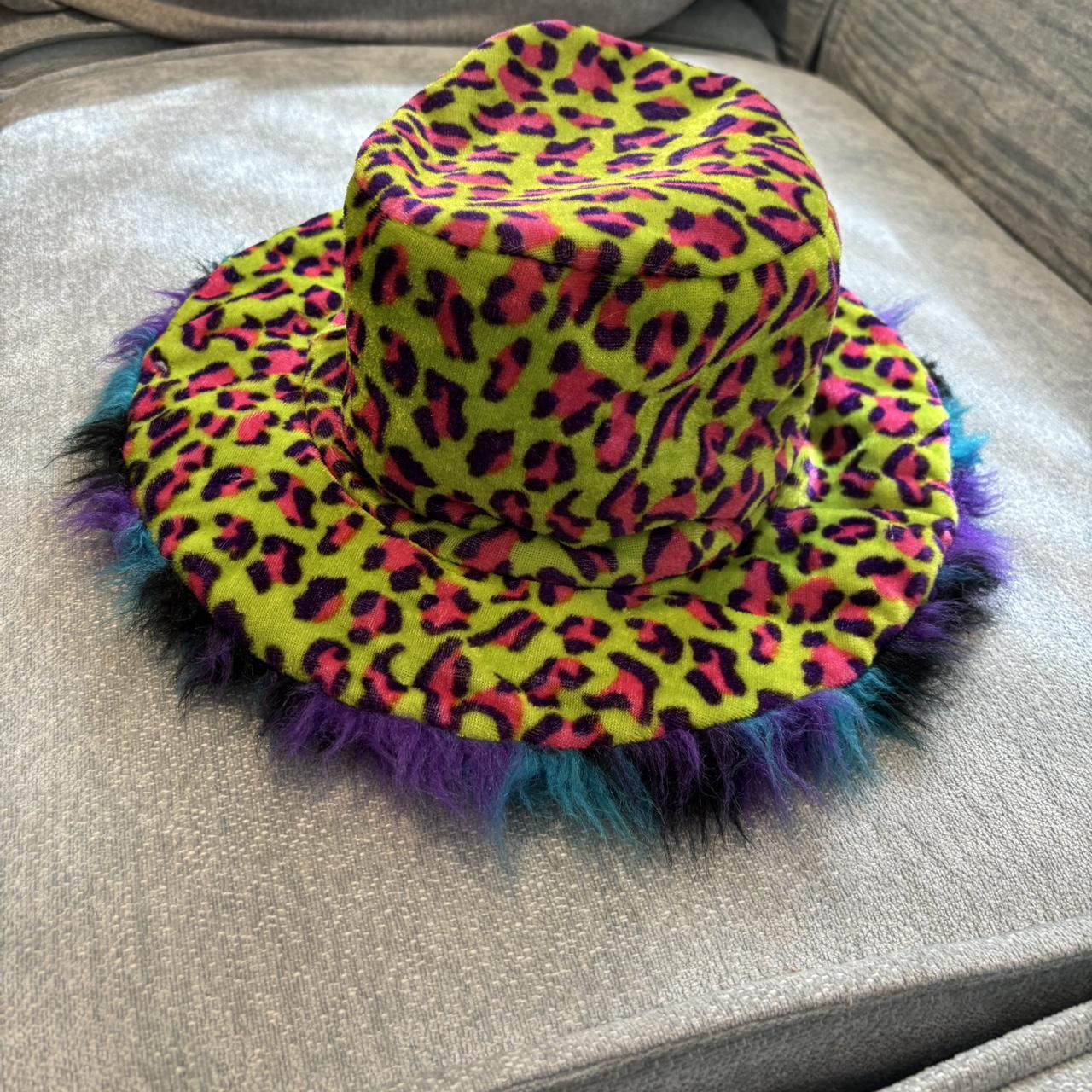 Women's Hat - Multi – Multicoloured leopard print… - image 1