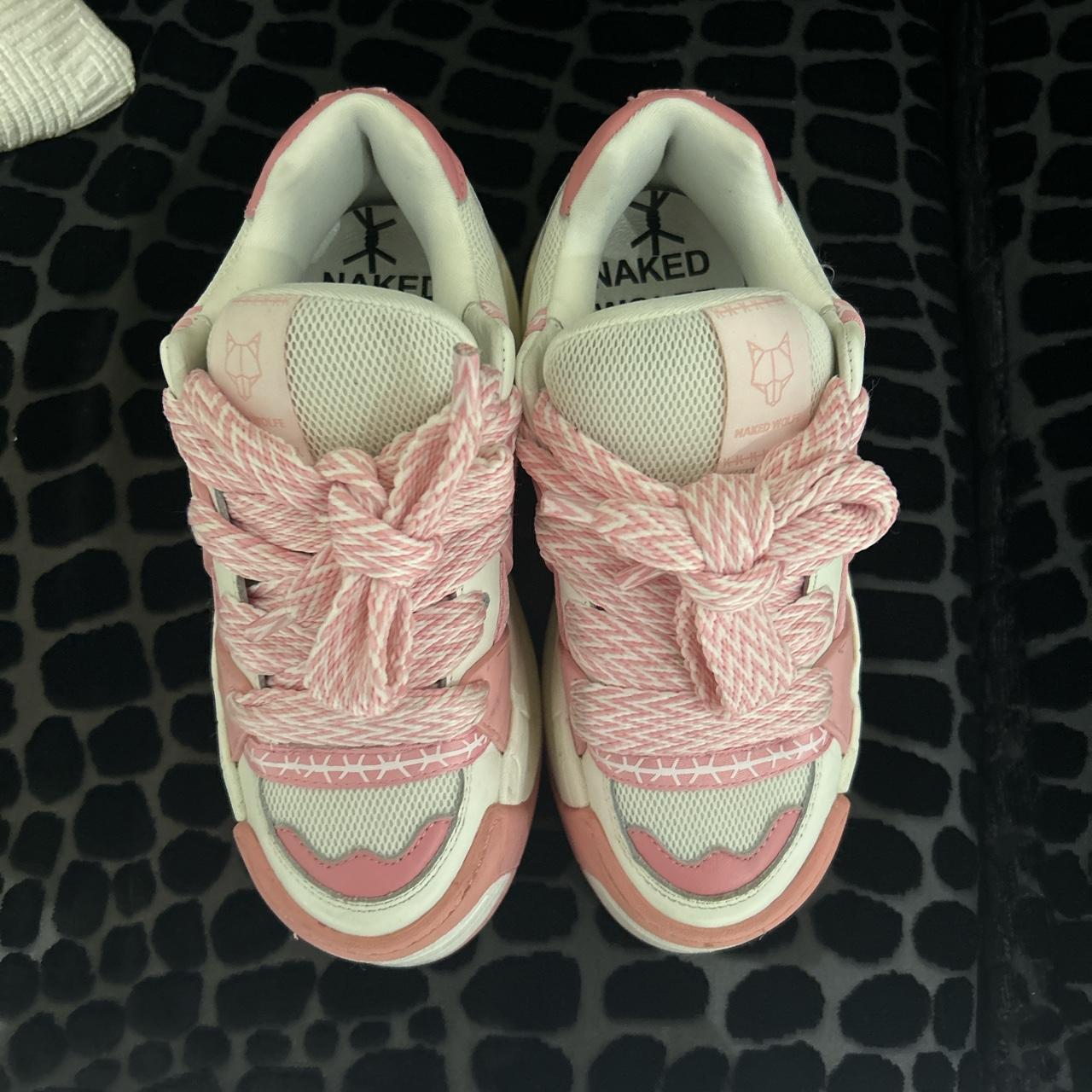 Pink Naked Wolf Shoes Size Depop