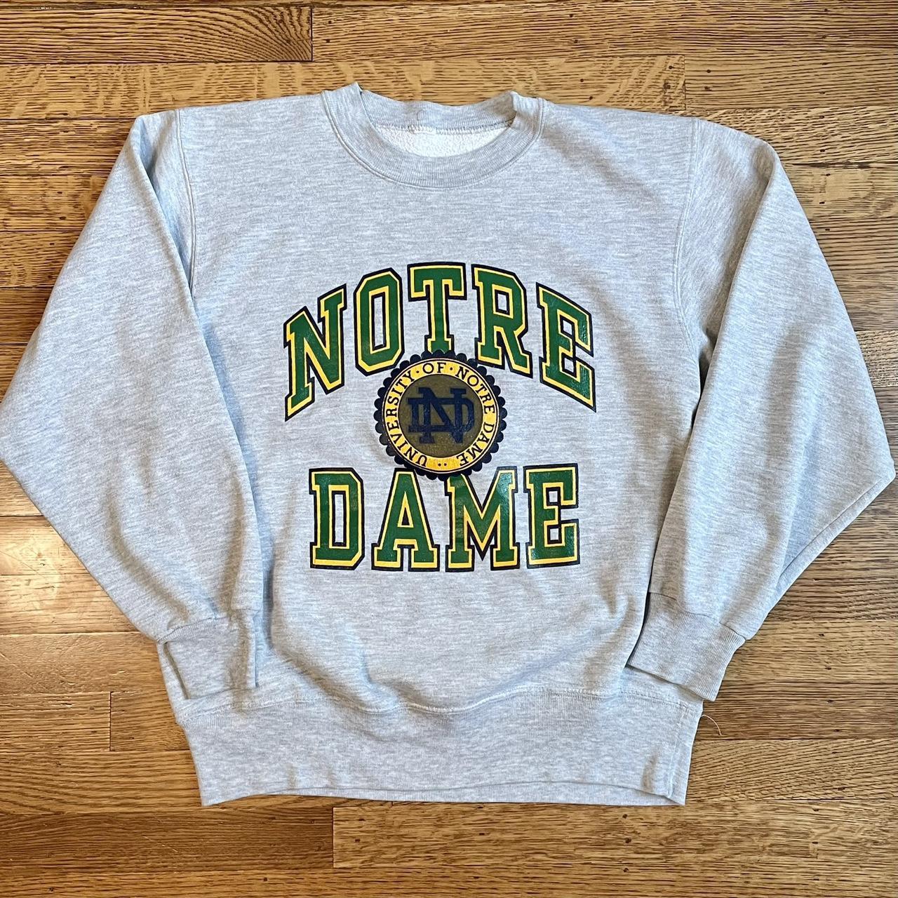 Vintage Notre Dame sweatshirt Size fits like a... Depop