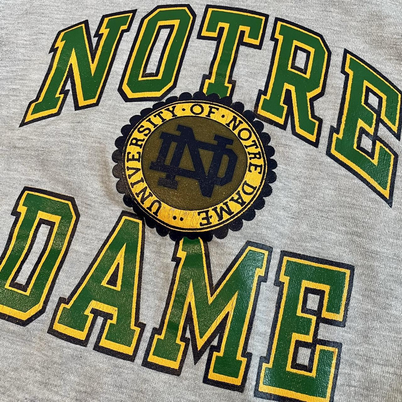 Vintage Notre Dame sweatshirt Size: fits like a... - Depop