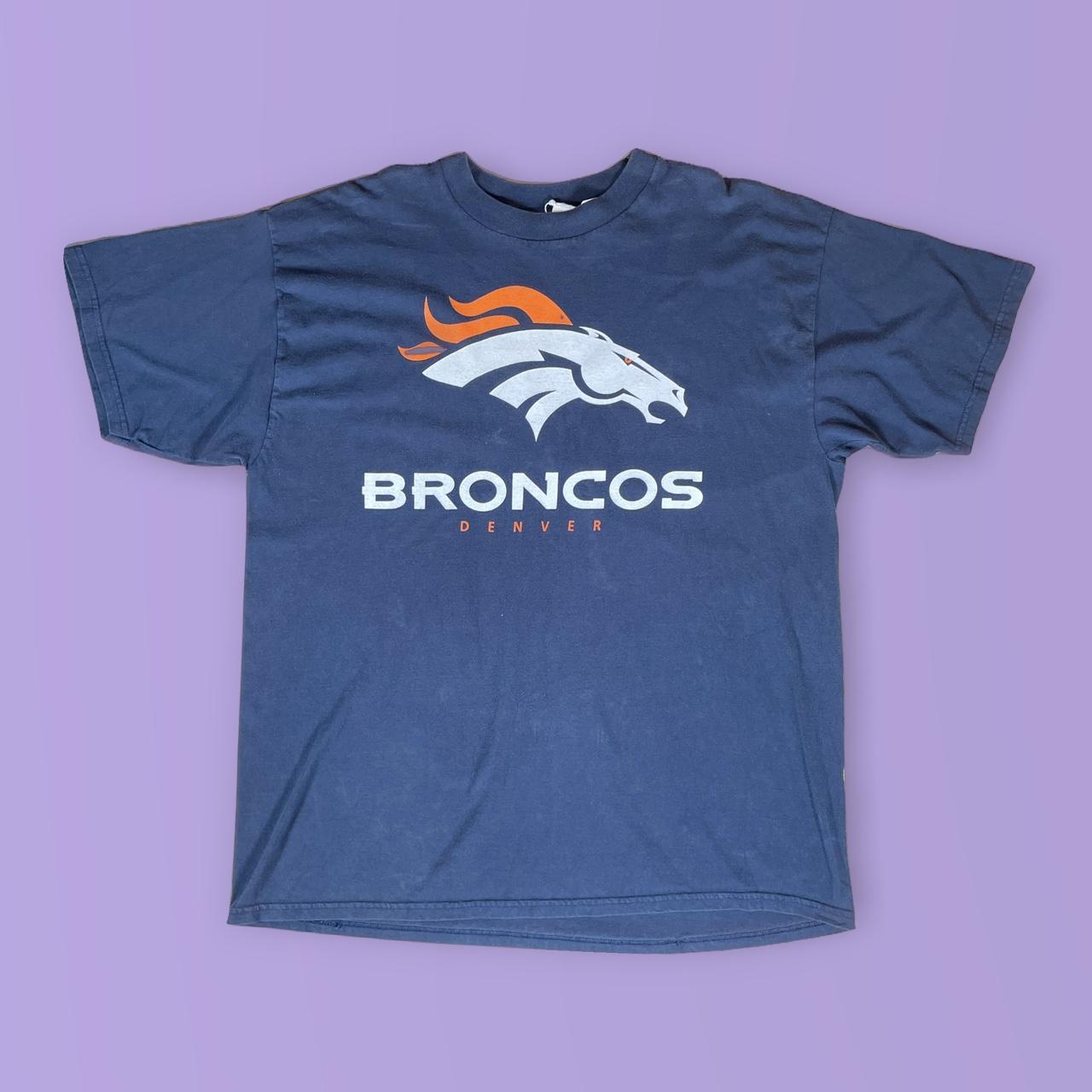 Vintage broncos t on sale shirt