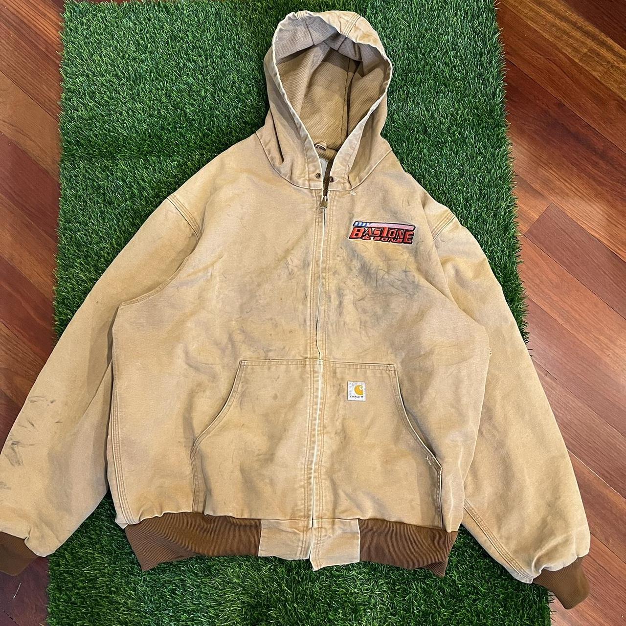 Carhartt Men's Tan Jacket Depop