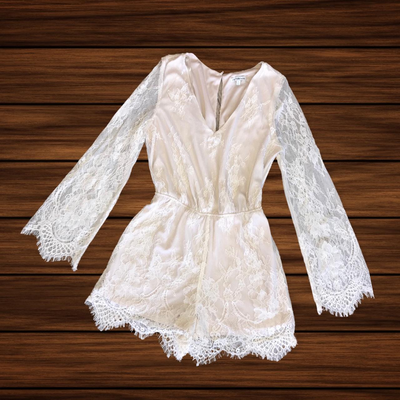 Charlotte russe white romper on sale